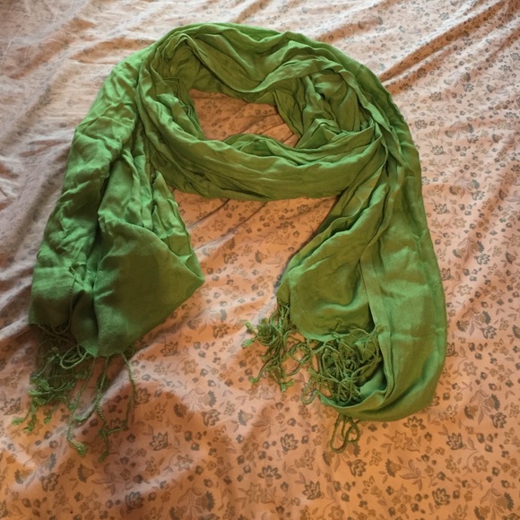 Lime Green Scarf