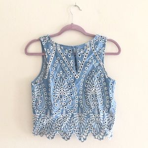 H&M Tops - H&M Embroidered Eyelet Blouse H&M Tops - H&M Embroidered Eyelet Blouse