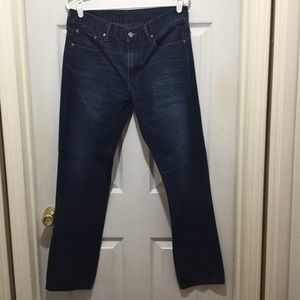 511 Levi's 33 X 32 Indigo blue darkwash