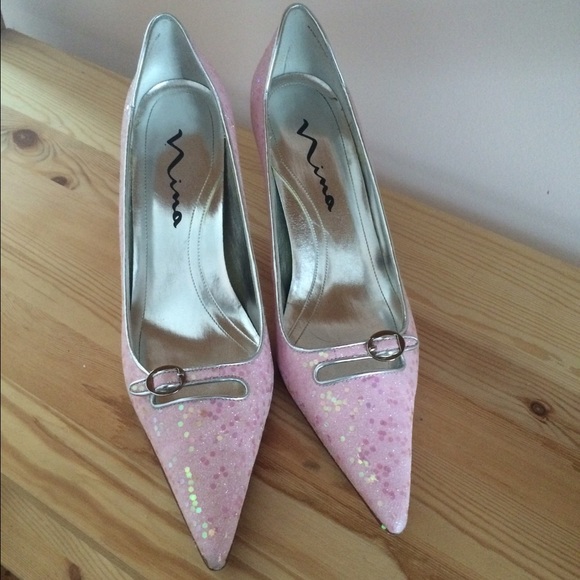 Nina sparkly heels