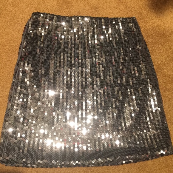 Sequined miniskirt
