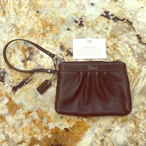 Coach wristlet purse