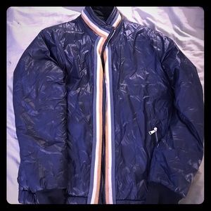 Dolce & Gabbana Dark Blue Men's Puffer Jacket