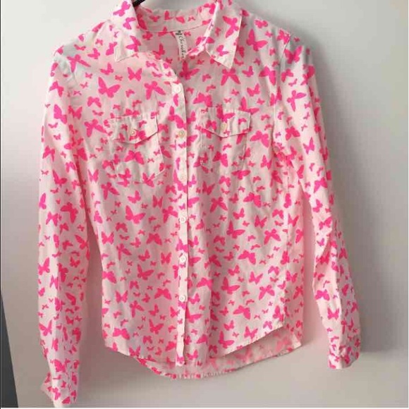 Butterfly dress shirt