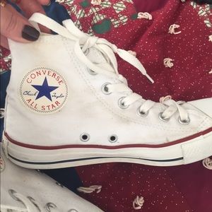 White High top converse