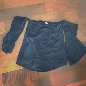 Tobi Black Strapless Top