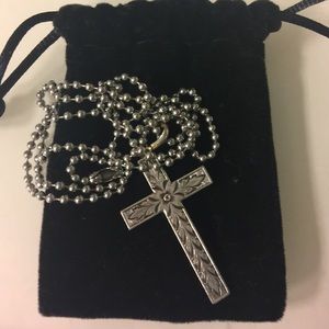 Sterling sliver cross necklace