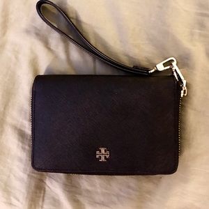 Tory Burch Black Wristlet