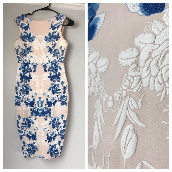 Gorgeous blush floral dress