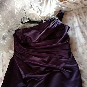 Lapis Purple Floor Length Gown