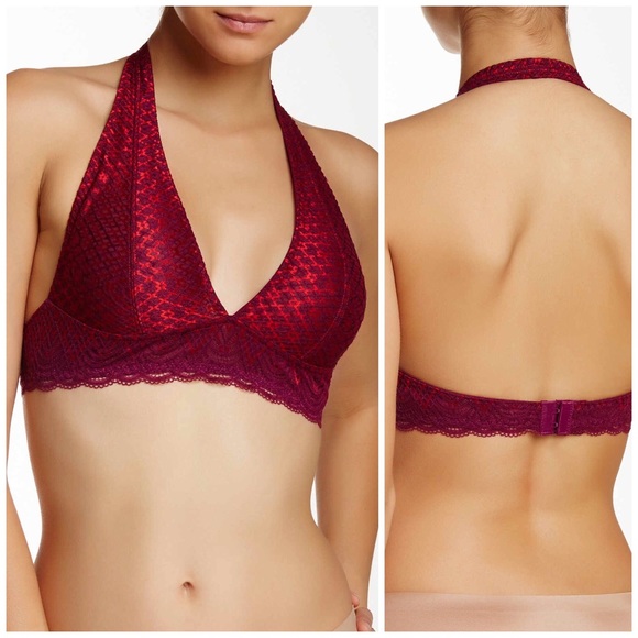 ❌SOLD❌❗1-HOUR SALE❗FREE PEOPLE Halter Bra - Picture 2 of 5