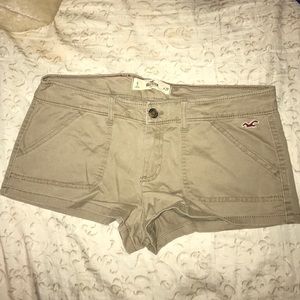 Tan Hollister shorts