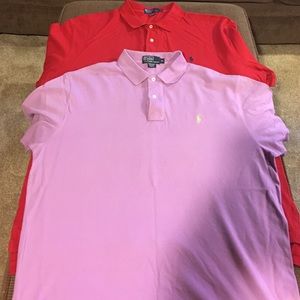 Two Polo Shirts for $25.