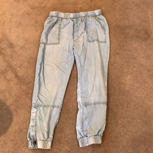 American Eagle denim joggers