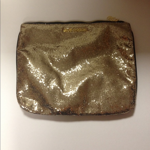 Victoria's Secret gold bling makeup bag cosmetics - Picture 4 of 4