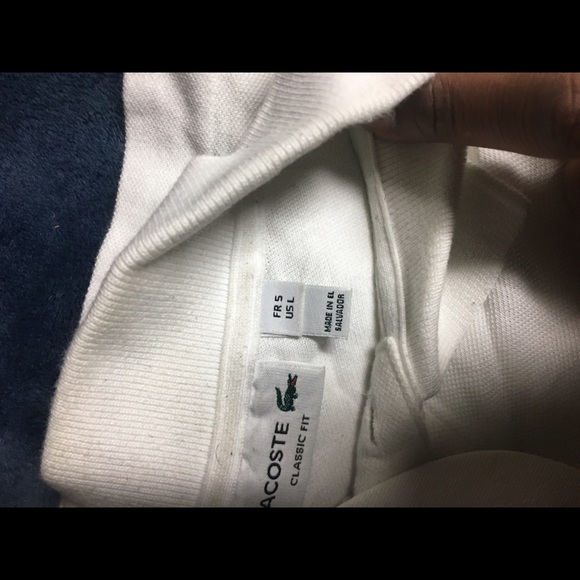 Men's Lacoste shirt and hat set