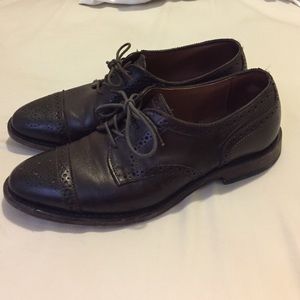 Allen Edmond Brown Cap Toe, Size 8 D