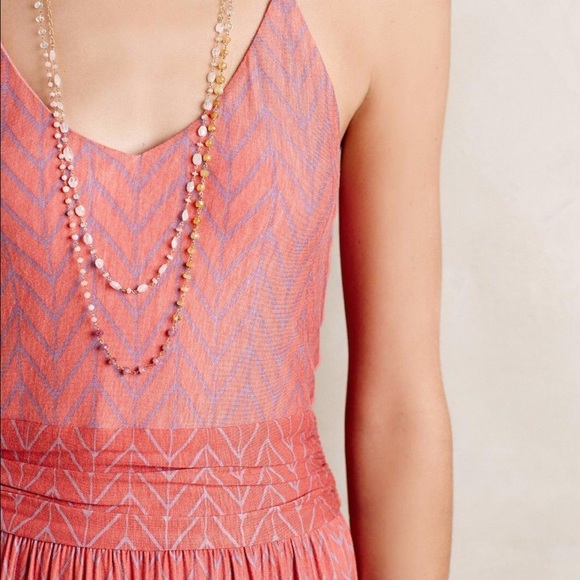 💥Sold💥Anthropologie  Sunfall Maxi Dress - Picture 3 of 4