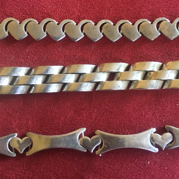 Silver bracelets