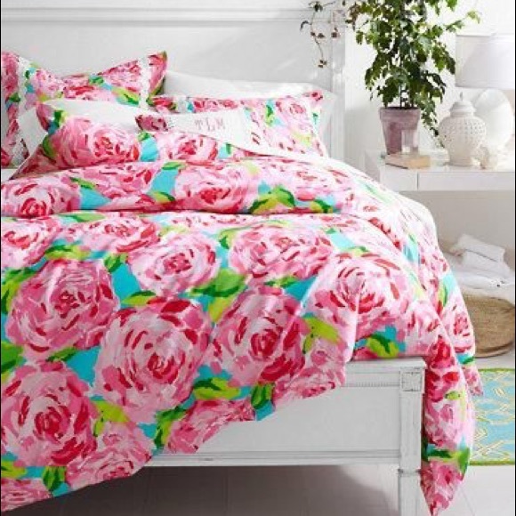 Lilly Pulitzer Twin Sister Florals Duvet