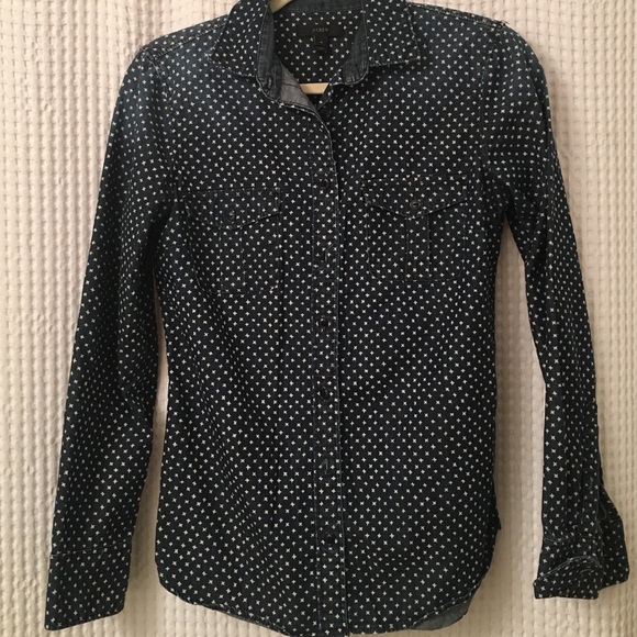 JCrew chambray shirt size 4