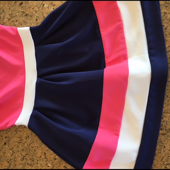 💛 dress navy pink & white - Picture 4 of 4