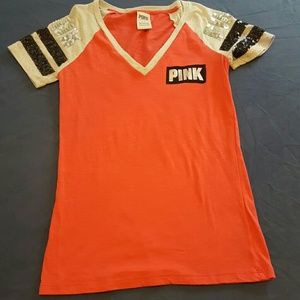 Pink V Neck