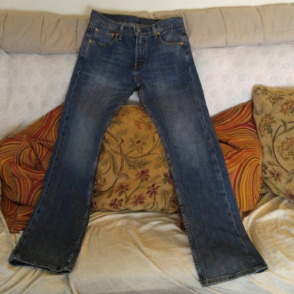 Levi's mens 527 slim boot cut stretch jeans 30/32