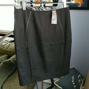 H&M black pencil skirt NWT