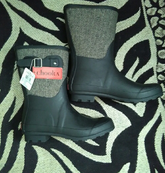 Chooka  Shoes - Chooka  classic mid cafe racer  rain boot 8