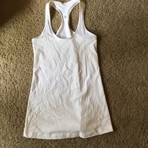 White Lulu tank top