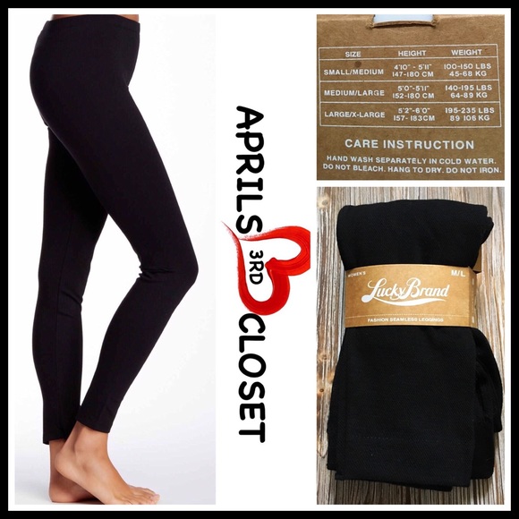 LUCKY BRAND SEAMLESS LEGGINGS - Picture 2 of 4