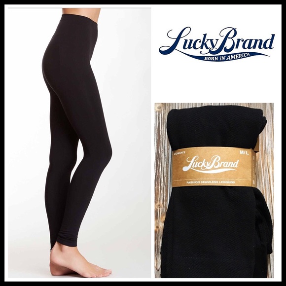LUCKY BRAND SEAMLESS LEGGINGS - Picture 3 of 4