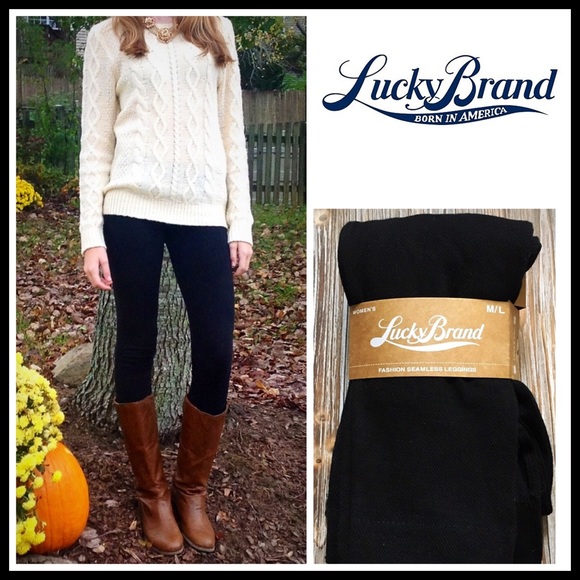 LUCKY BRAND SEAMLESS LEGGINGS - Picture 4 of 4