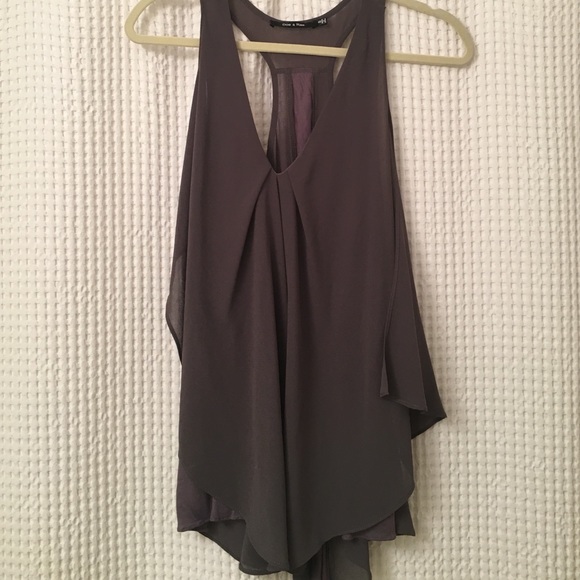 Never worn Doe & Rae flowy racerback top