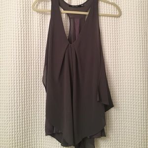 Never worn Doe & Rae flowy racerback top