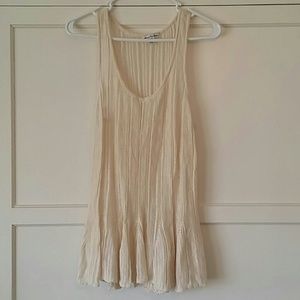 Peplum layer slip tank/tunic