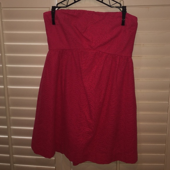 Hot pink tibi dress