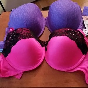 40D Fruit of the Loom Bundle of 2 Bras