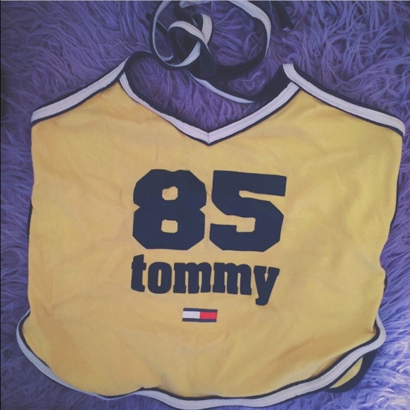 tommy hilfiger crop top