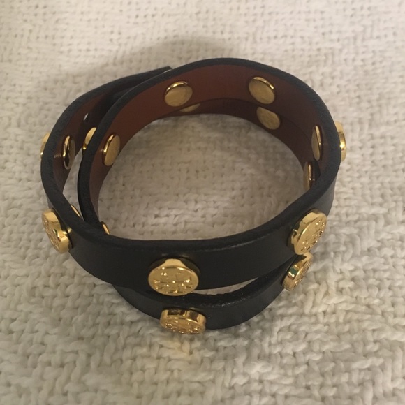 Tory Burch Double Wrap Logo Bracelet