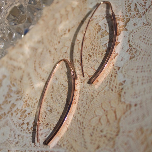 Rose Gold Earrings - Picture 3 of 3