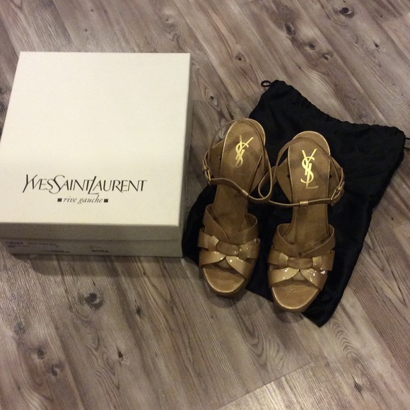YSL classic Tribute Heels - retail for $895