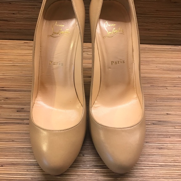 Christian Louboutin FILO 120 KID round toe pumps - Picture 2 of 4