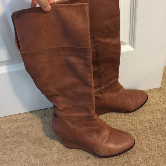STEVEN Steve Madden wedge boots midcalf