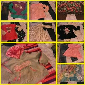 Girls Mixed Clothing Bundle Size 5T