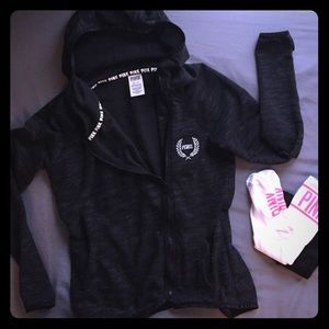 Victoria's Secret Pink side zip hoodie