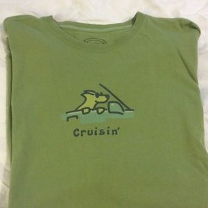 Nice men's XL Life is good tee