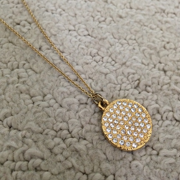 kate spade crystal pendant necklace