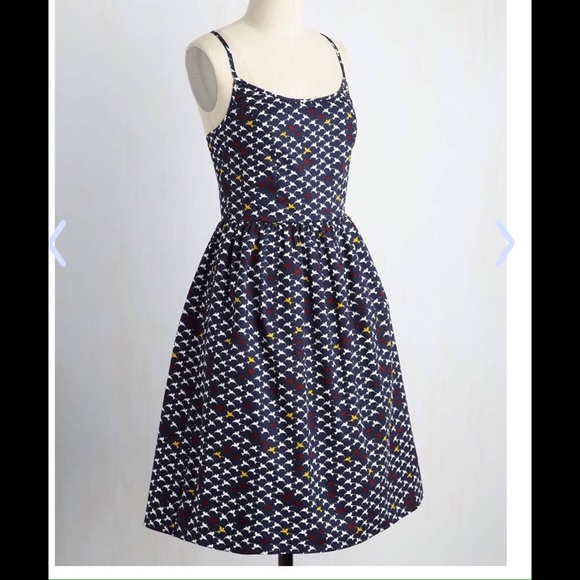 ModCloth, The Neighborly Way A-Line Dress